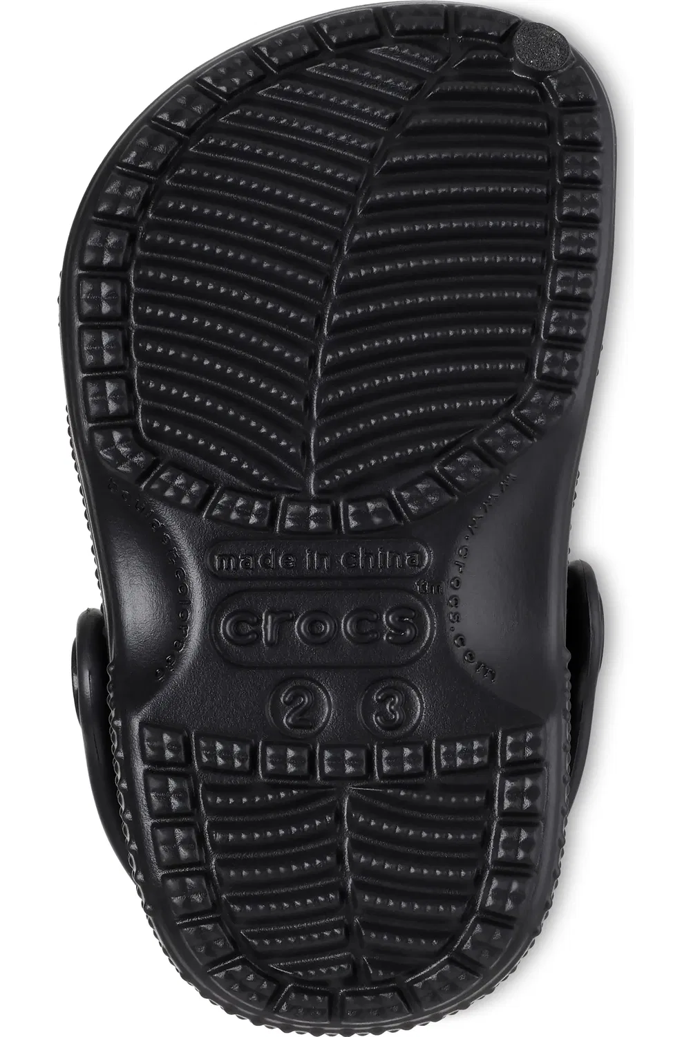 Детские сабо водонепроницаемые Classic Clog CROCS, черный — фото 3
