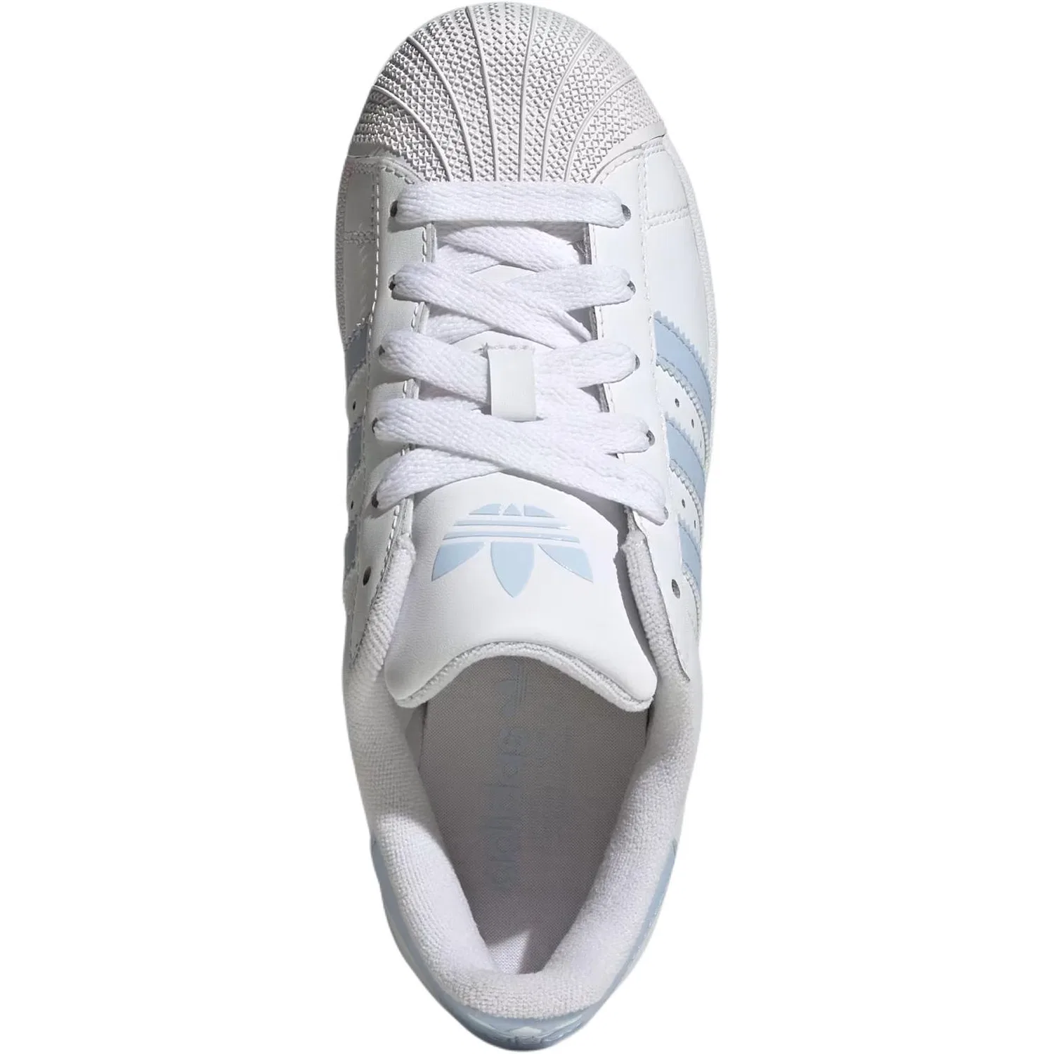 Детские кожаные кроссовки для скейтбординга Superstar 2 Adidas Originals, White — фото 4