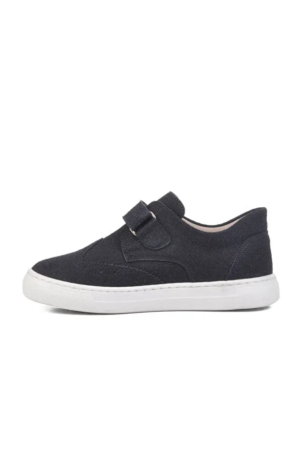 Детские спортивные туфли для мальчиков на липучке Ayakmod, Navy Blue — фото 2