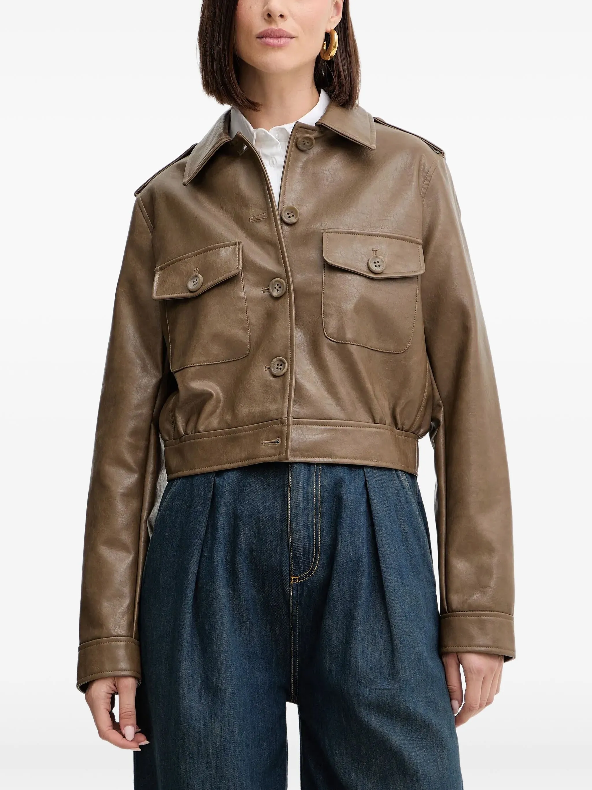 

Жакет на пуговицах с карманами Guess Usa, нейтральный