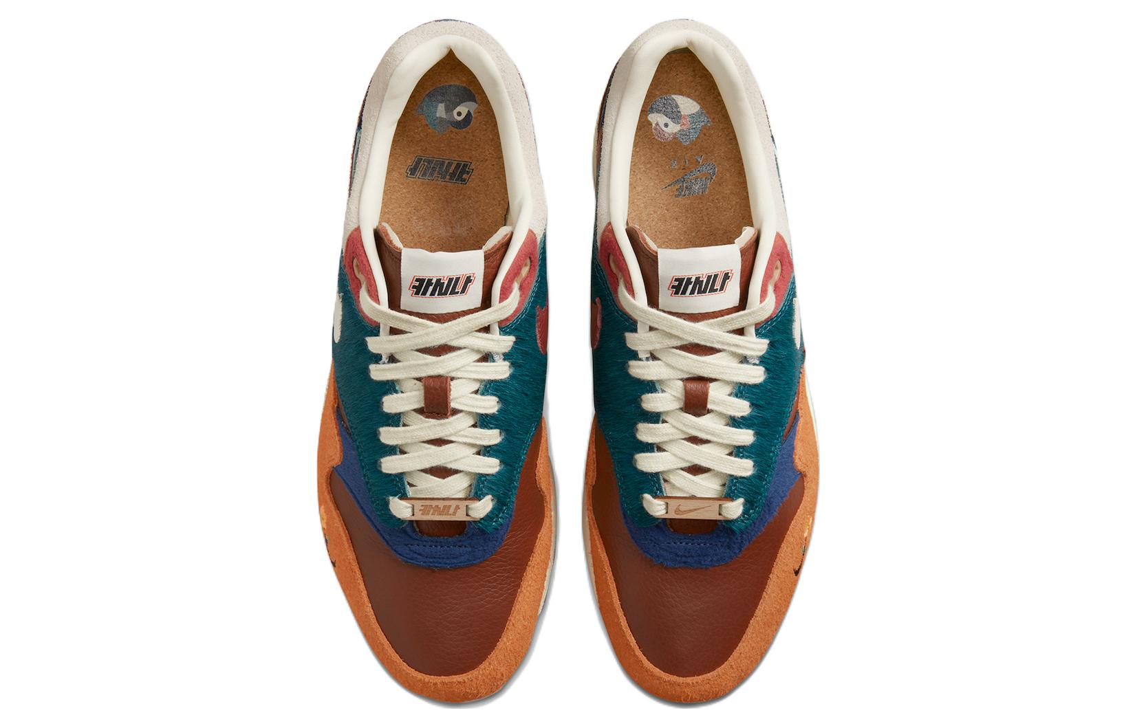 Кроссовки Nike X Kasina Air Max 1 Sp, оранжевый/белый — фото 4