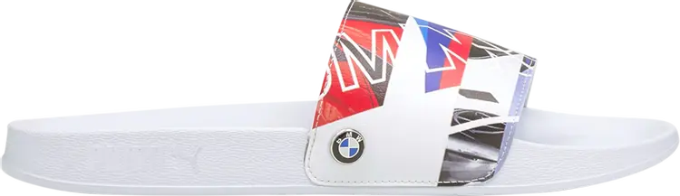 

Сандалии Puma BMW Motorsport x Leadcat Slide Graphic - White, белый