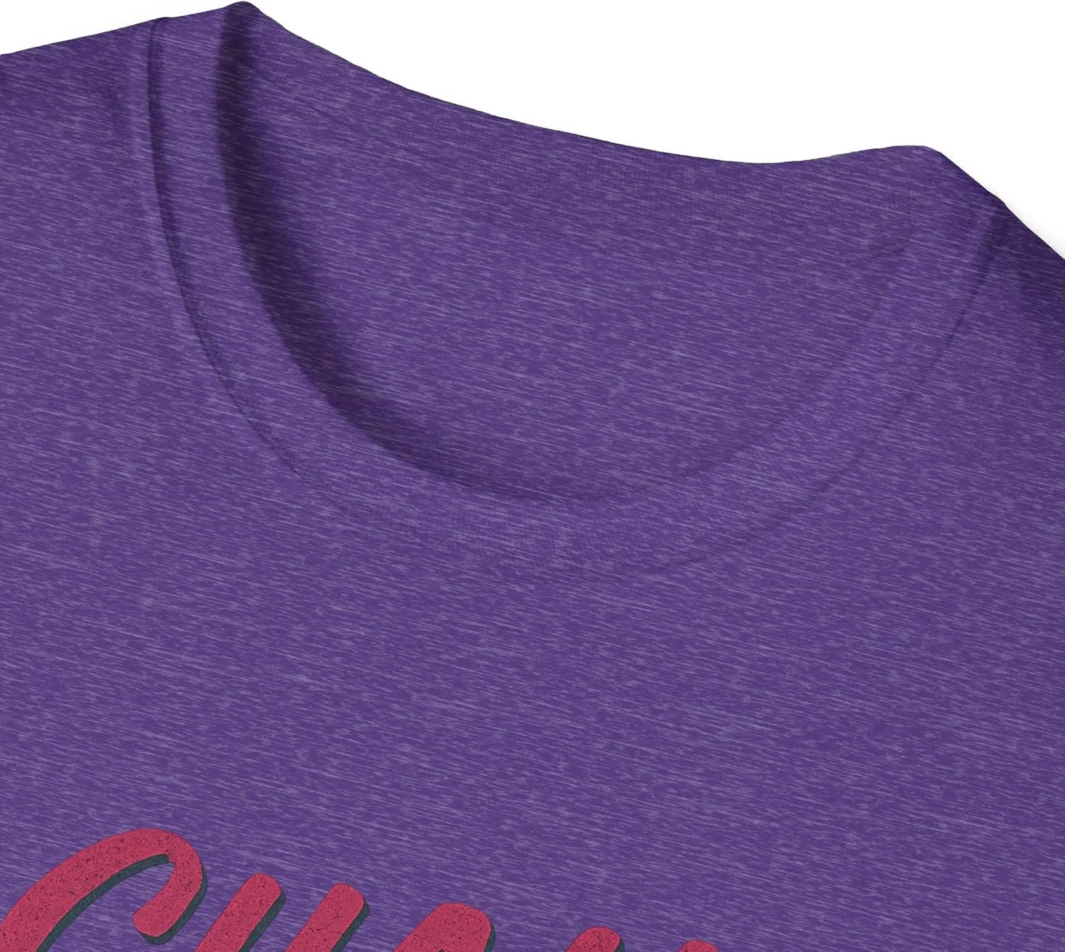 Унисекс футболка с принтом Chalk Sweat Repeat Gildan 64000, Heather Purple — фото 3