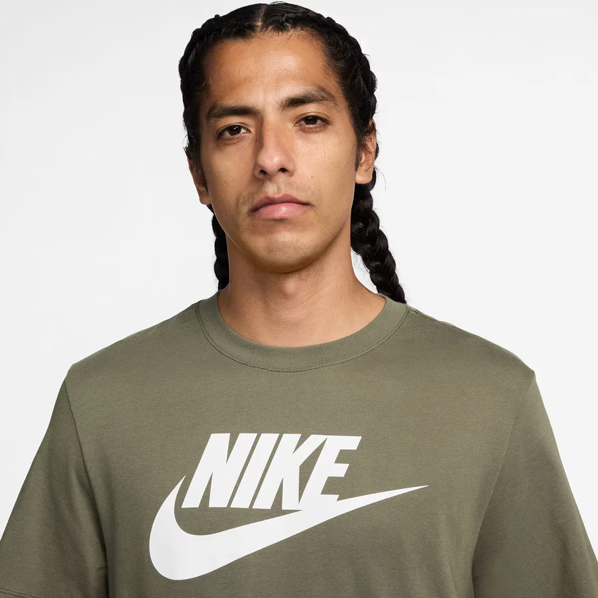 Мужская футболка, Sportswear Icon Futura, Nike, зеленый — фото 3