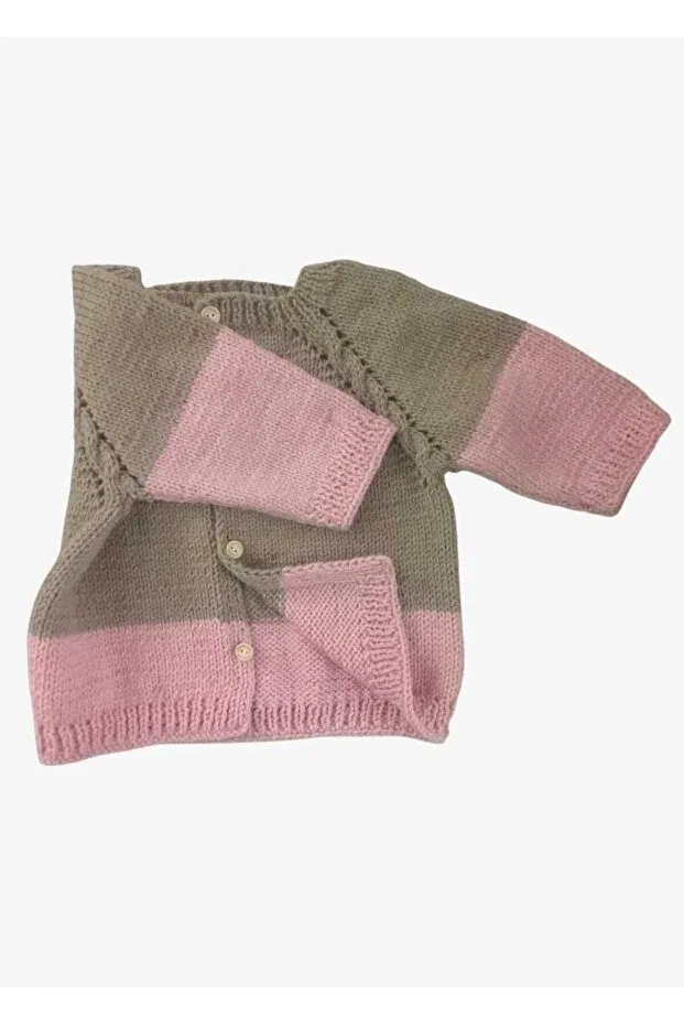 Детский кардиган для девочек вязаный Tokuşka, Multicolor — фото 3