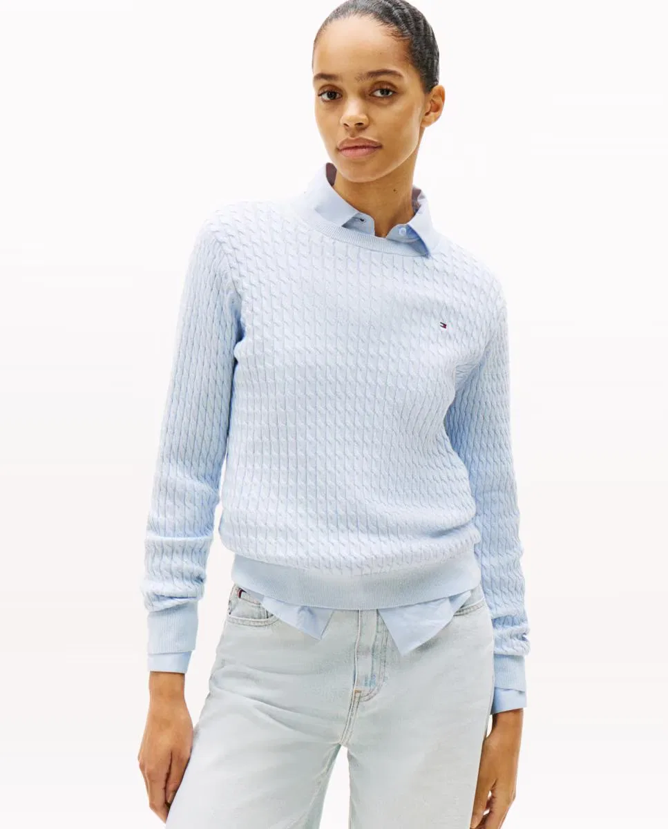 Женский джемпер, Textura Ochos, Tommy Hilfiger, темно-синий