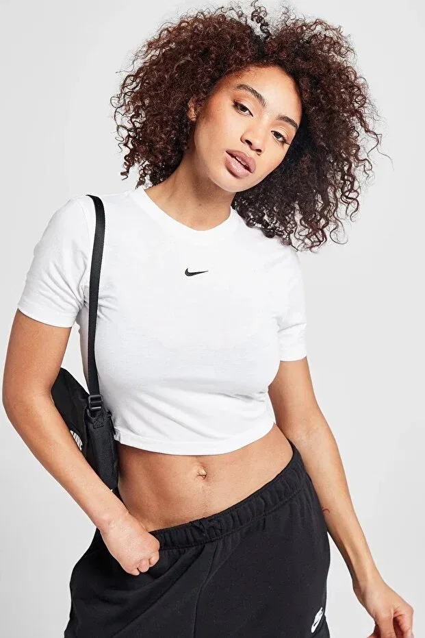 Женская спортивная футболка с коротким рукавом Nike, White