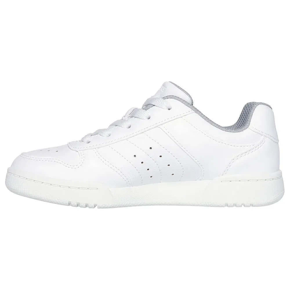 Детские кроссовки для мальчиков с классическим дизайном Quick Street Vorton Skechers, White — фото 3