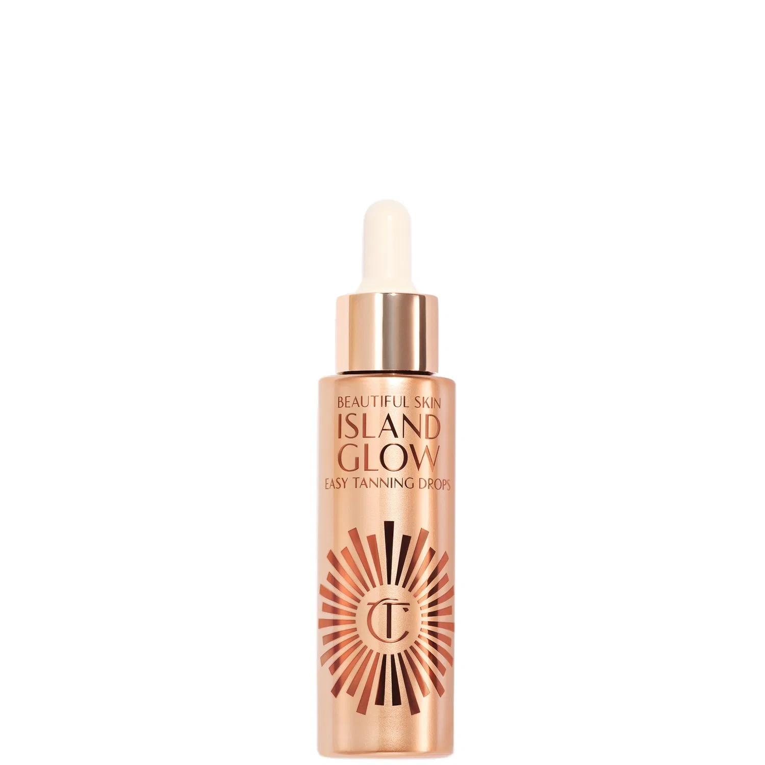 Тонирующие капли для лица с эффектом загара Beautiful Skin Island Glow Easy Tanning Drops Medium/Deep Charlotte Tilbury, 30 мл