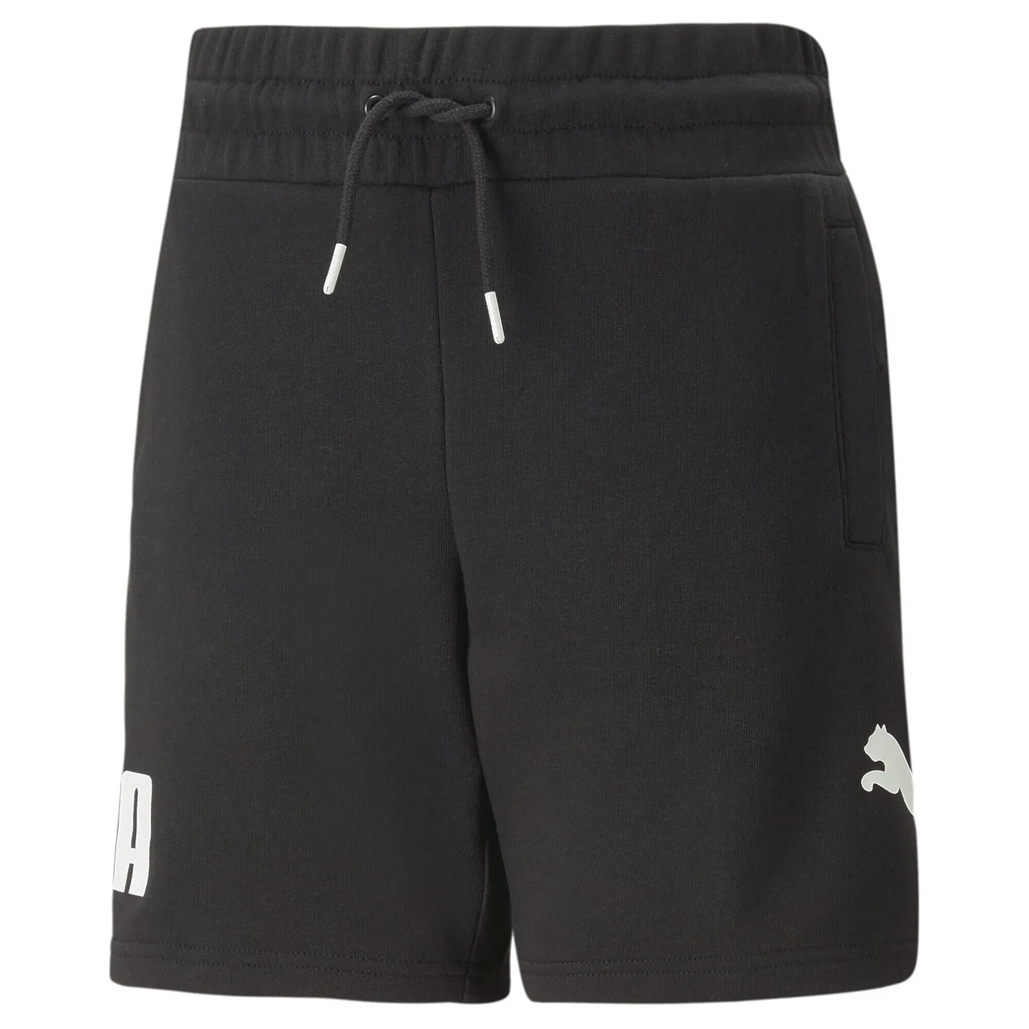 Детские шорты с принтом Power Shorts Puma, Schwarz Bunt