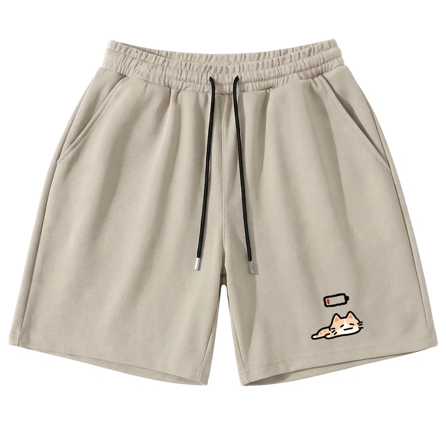 Детские шорты свободного кроя MINISO, Heather Gray — фото 3