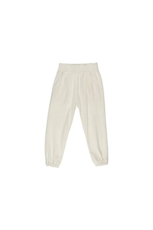 Детские спортивные штаны для девочек с карманами Panço, Beige