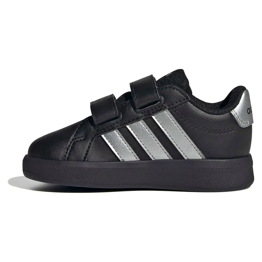 Кроссовки Adidas Grand Court 30 для малышей, черный — фото 4