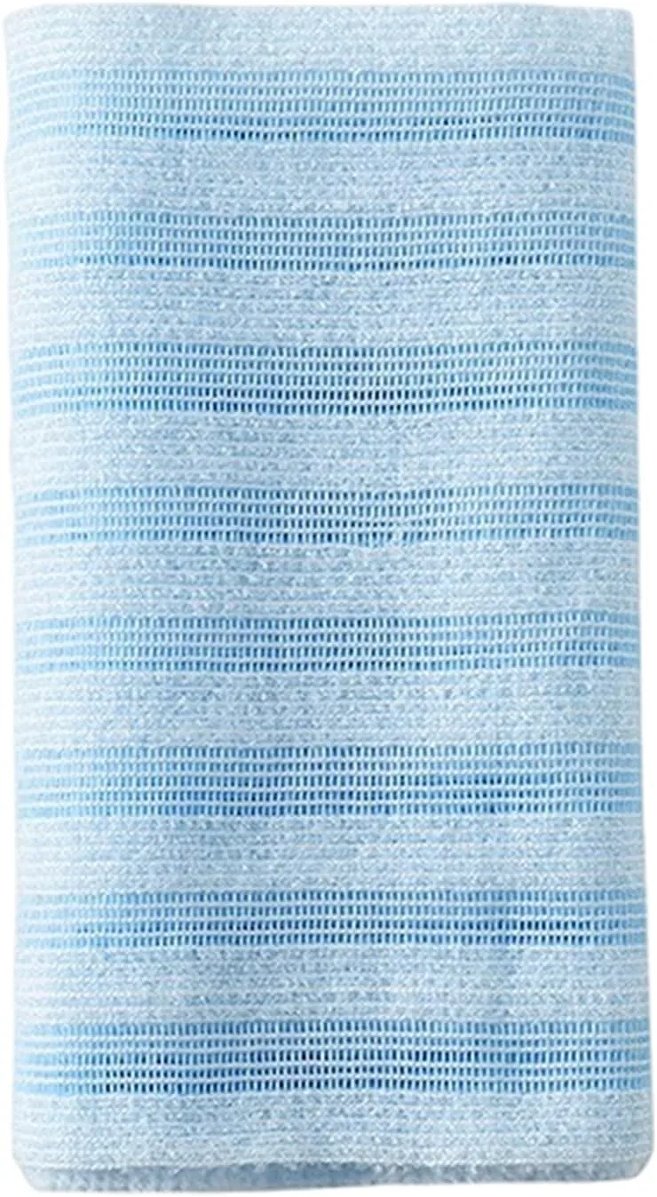 Мочалка для тела с двойной текстурой, Byeaon, 1 шт, 100x25 см, Hellblau