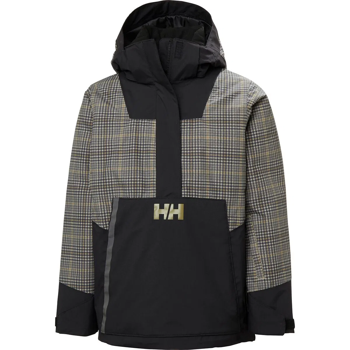 Детская куртка-анорак с принтом Jr Ride Anorak Helly Hansen, Black Broxburn Aop