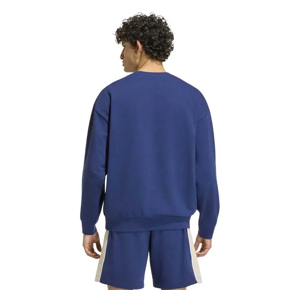 Мужской свитшот с высоким воротником Seasonal Essentials Collegiate Adidas, Blue — фото 2