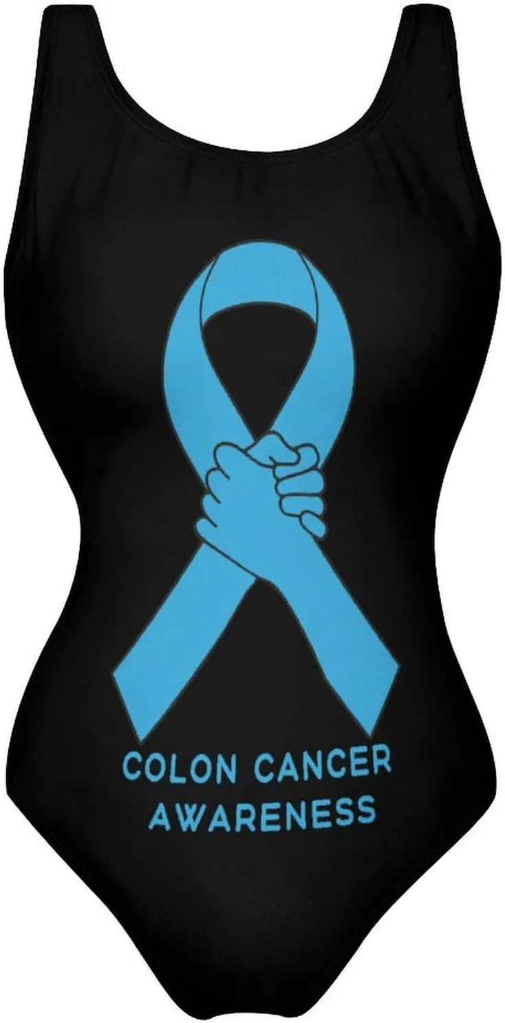 Женский цельный купальник с контролем живота Generic, Colon Cancer Awareness — фото 3