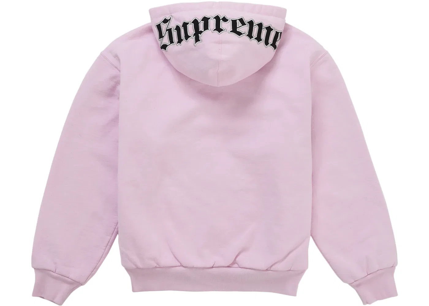 Мужская худи на молнии с принтом Supreme Chicago White Sox Supreme, Light Pink — фото 3