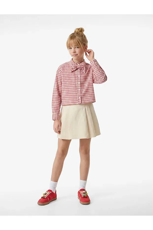Детские шорты для девочек хлопковые Koton, Beige