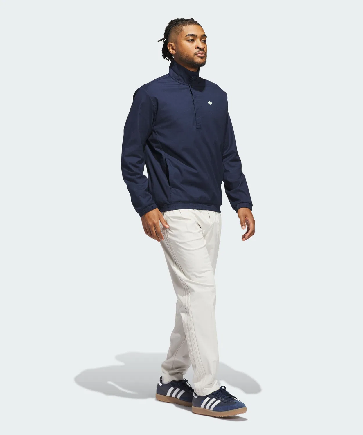 Мужская ветровка с длинным рукавомAdidas Golf Original, Navy — фото 3