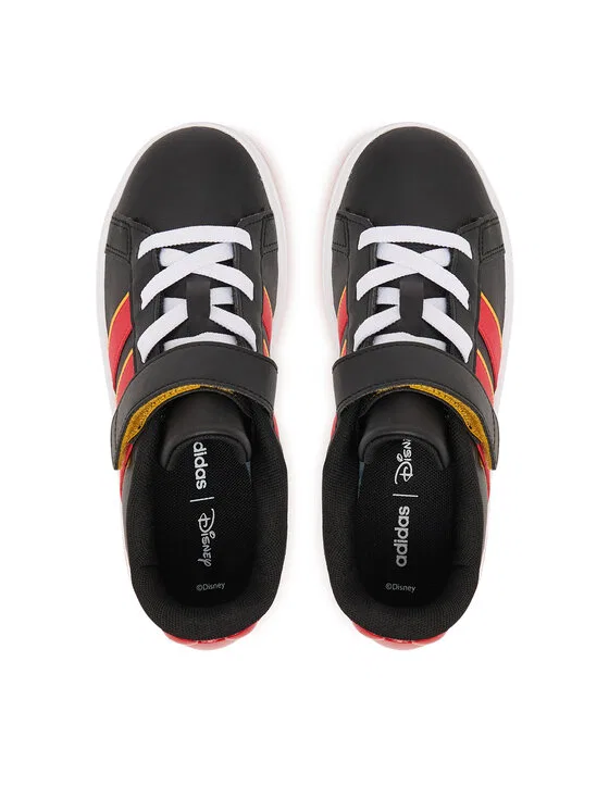 Кроссовки Adidas Disney Mickey Mouse Grand Court Shoes Kids Adidas, черный — фото 4
