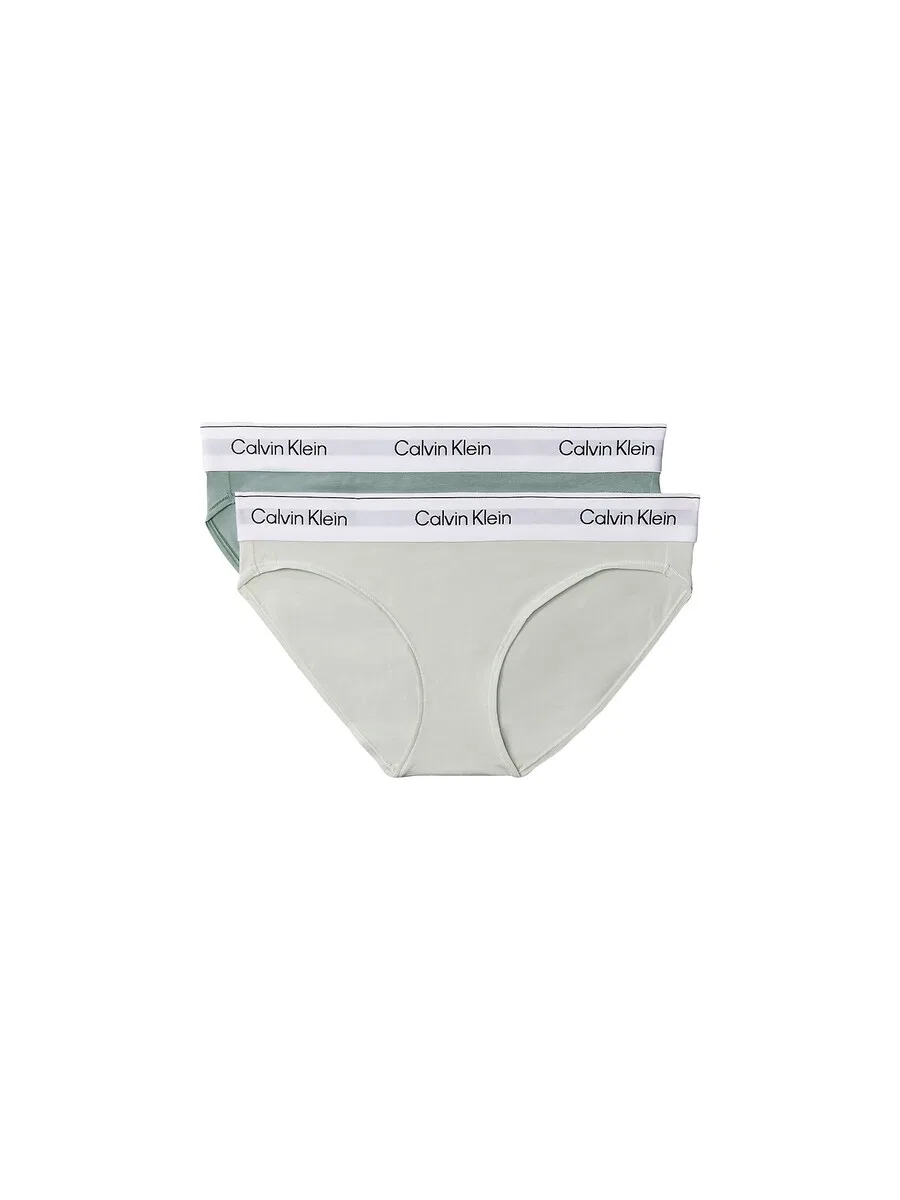 Трусики Calvin Klein зеленого цвета