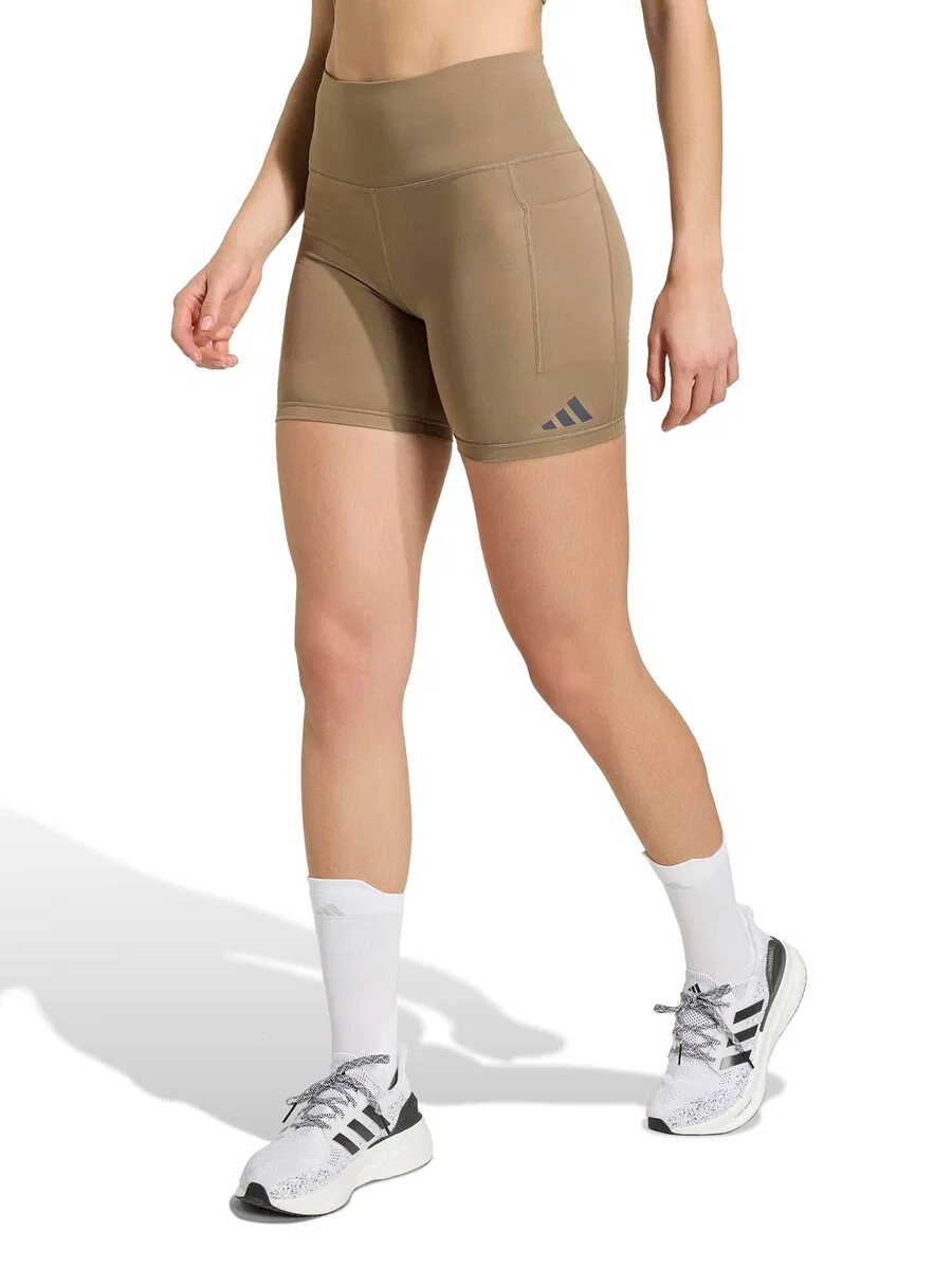 Спортивные шорты-скинни ADIDAS PERFORMANCE 'Adi365' цвета хаки — фото 4