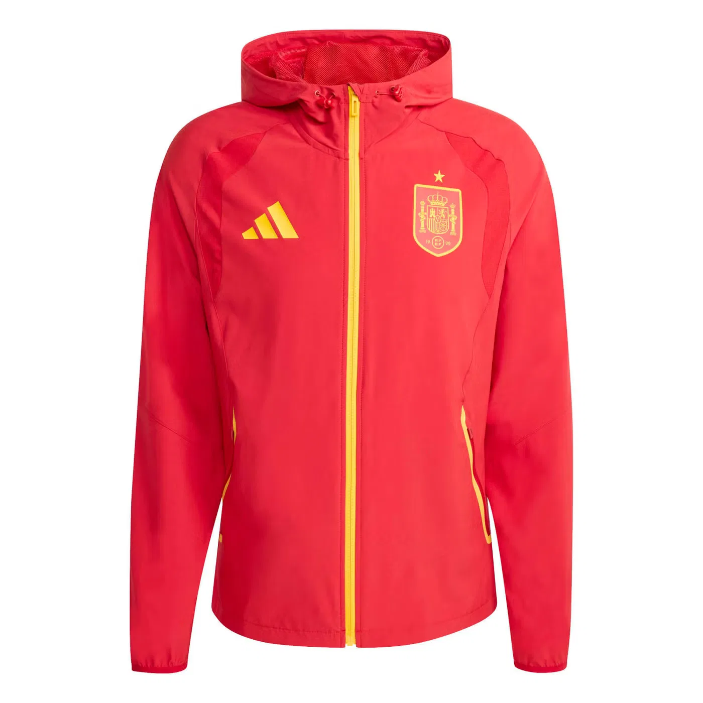 Ветровка на молнии Spain Tiro Travel Adidas, бежевый