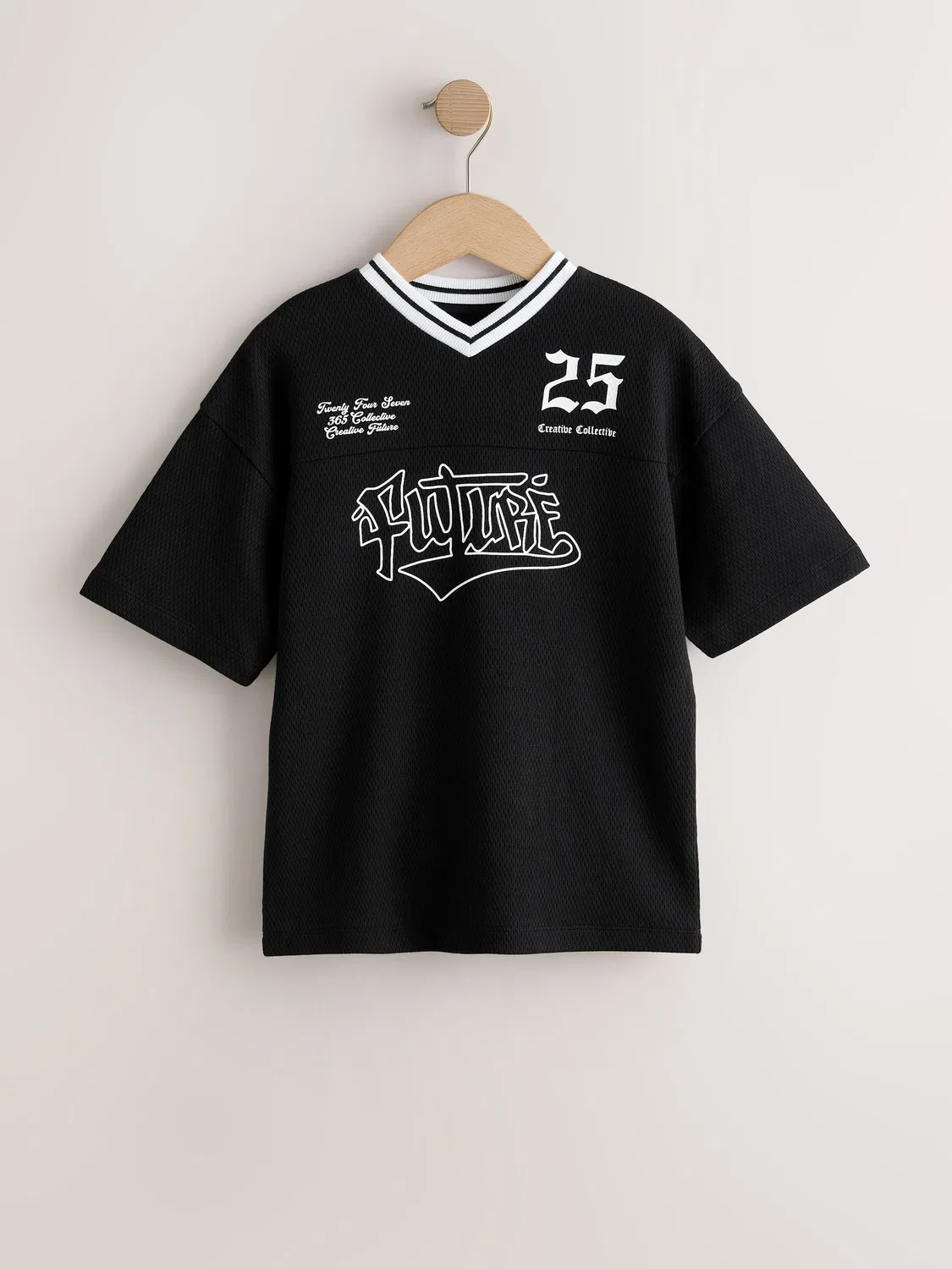 Футболка с коротким рукавом Varsity, Black Graphic Next, черный