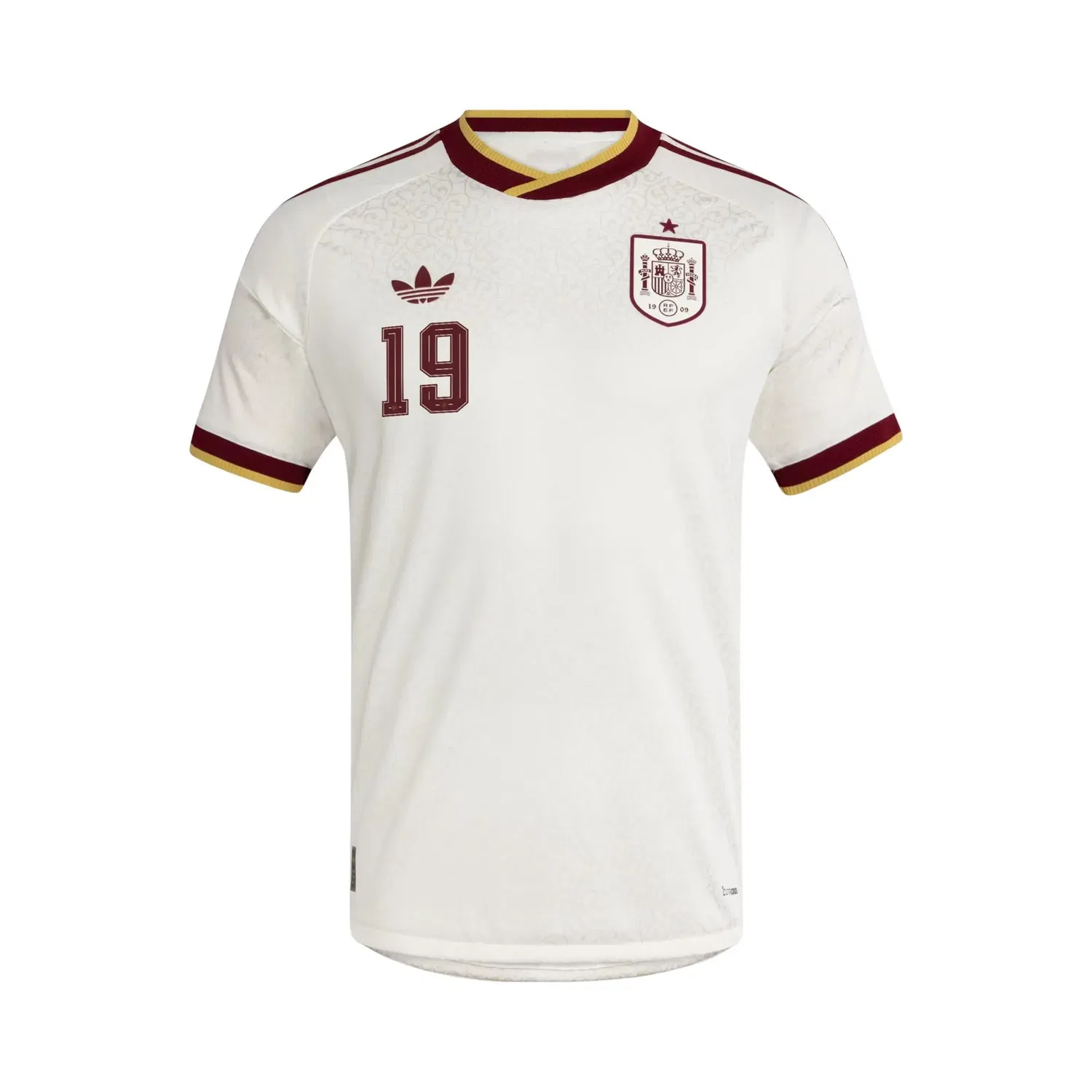 Оригинальная выездная футболка сборной Испании Adidas №26, белый