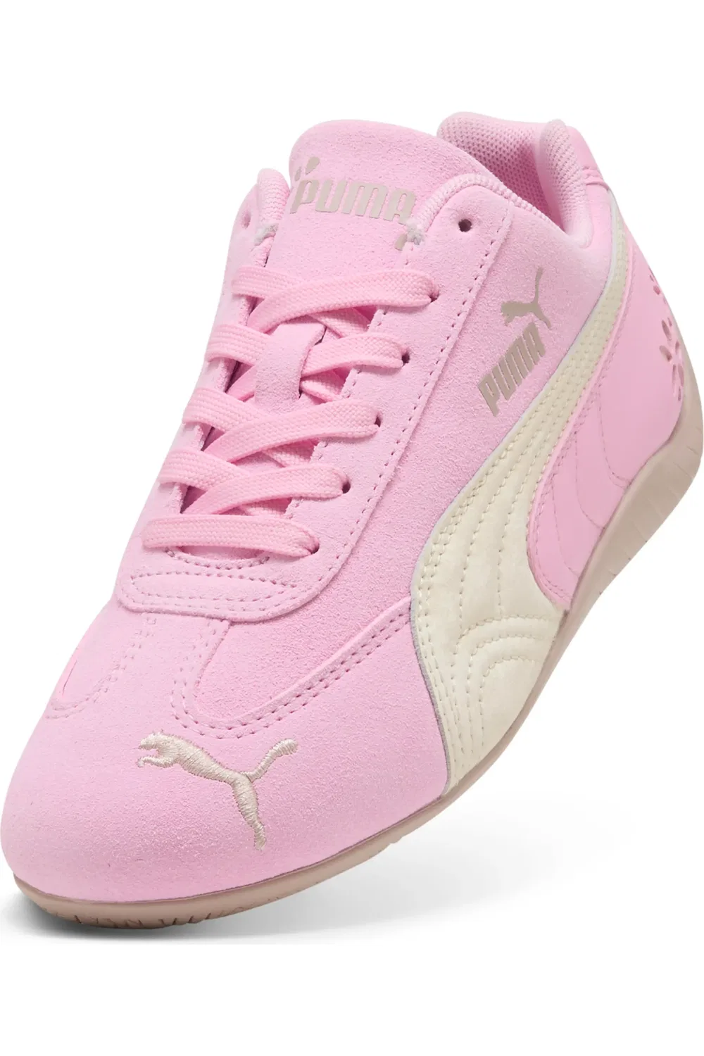 Детские кроссовки на шнуровке Speedcat OG PUMA, Pink Shimmer/Alpine Snow — фото 3