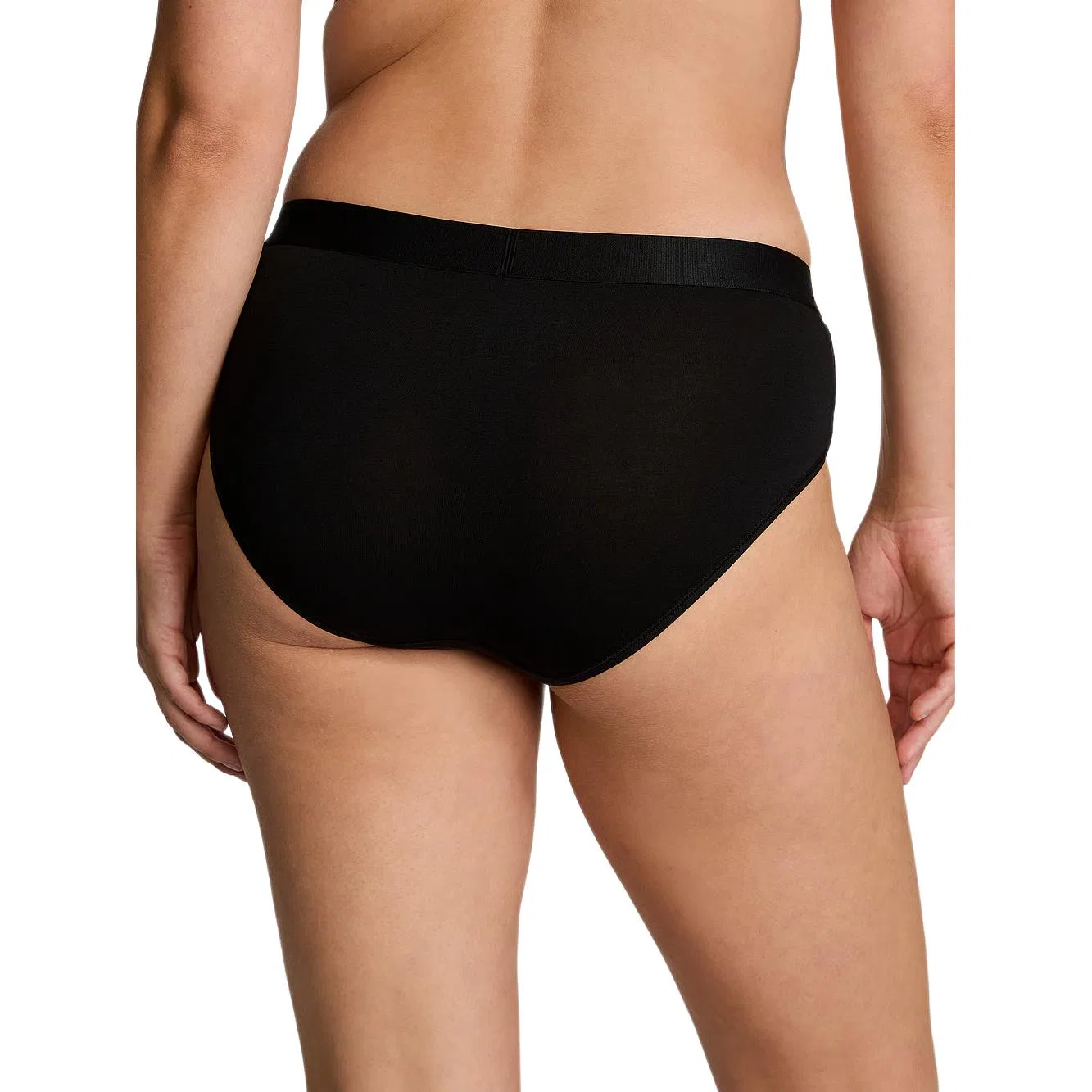 Трусы Big Show Collection Logo Cotton Hiphugger, Victoria's Secret, Black — фото 3