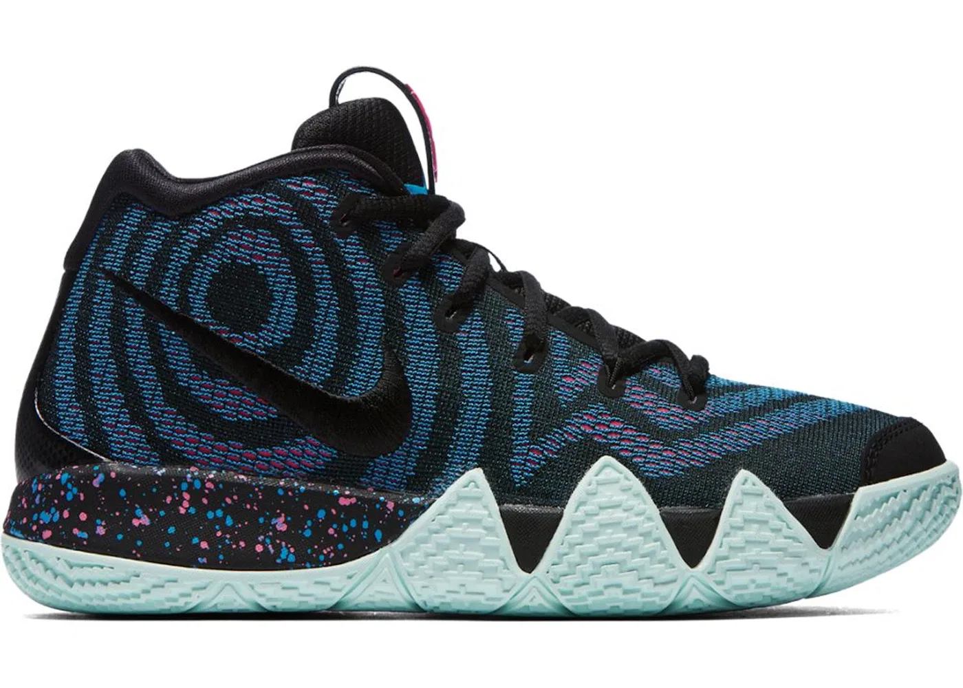 Детские кроссовки для баскетбола Nike Kyrie 4, Black/Black-Laser Fuchsia