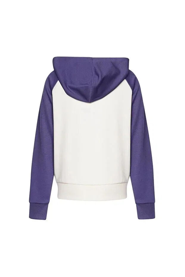 Детское худи для мальчиков с длинным рукавом Hmlkayla zip hoodie (ss25) Hummel, Blue — фото 3