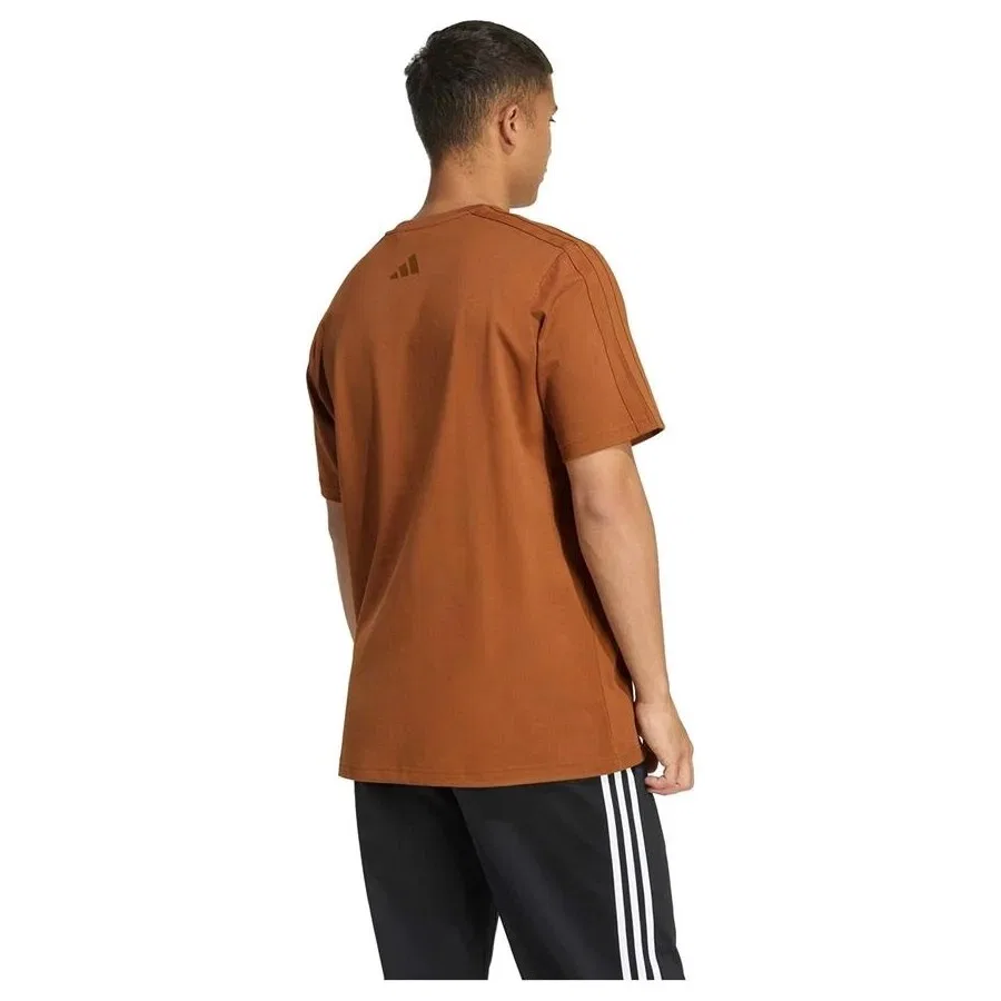 Футболка с коротким рукавом Coffee Pkt T adidas, Коричневый — фото 3