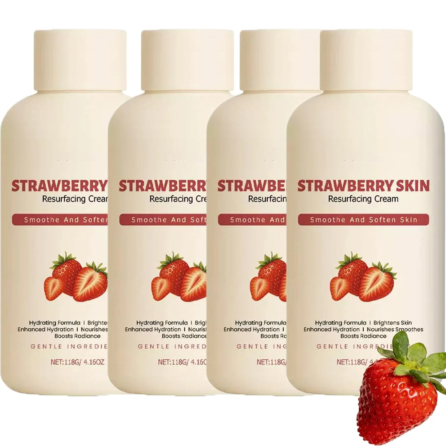 Крем для тела Strawberry Body Cream, Sgjwyc, 118 г, 4 шт