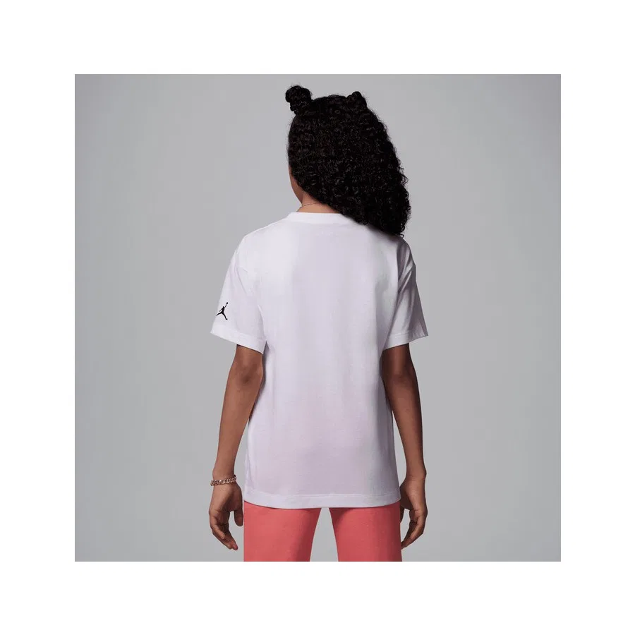 Детская футболка с длинным рукавом Jordan Jdg Crafted Utility Jordan SS Nike, Белый — фото 2