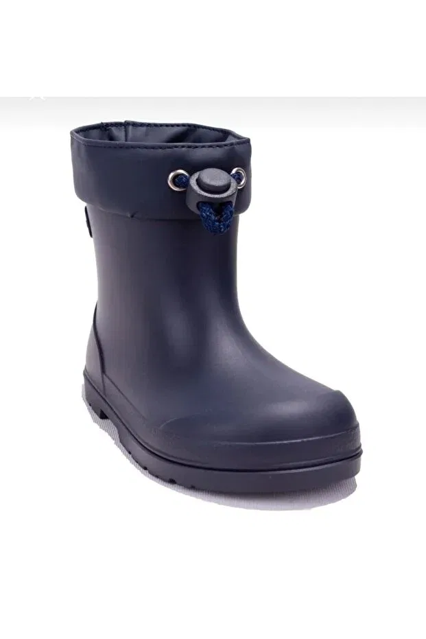 Детские ботинки для девочек водостойкие Mendi̇ borreguito furry navy blue boots Igor, Navy Blue — фото 2