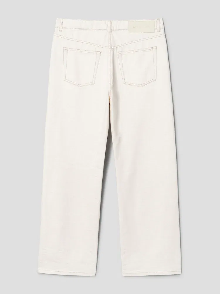 Джинсы Large Fit AMI PARIS, White — фото 2