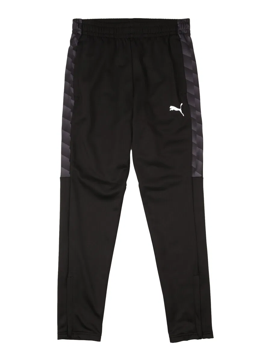 Спортивные брюки PUMA Regular Workout Pants 'TeamLIGA26' черного цвета