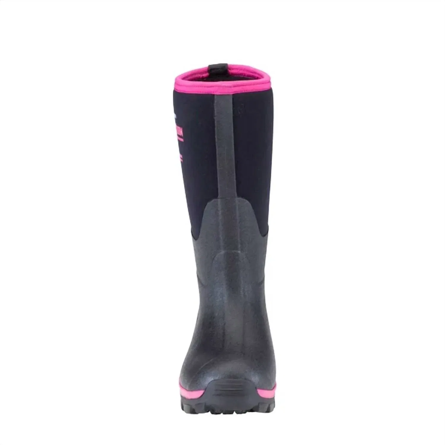 Детские зимние сапоги для девочек с круглым носом Dryshod, Black/Pink — фото 4