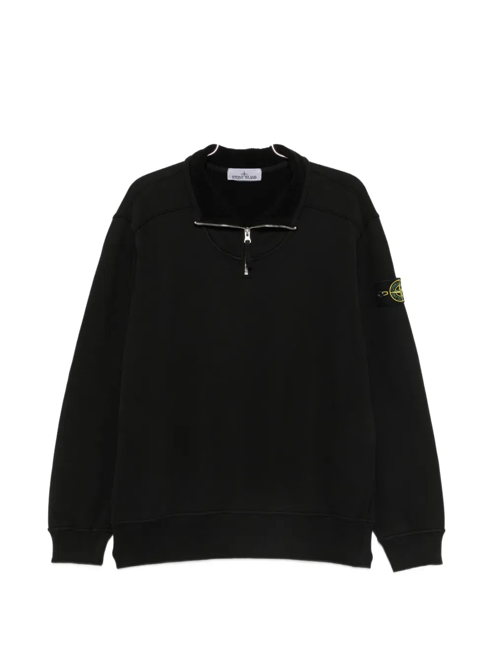 Свитер вязаный Compass Stone Island, черный