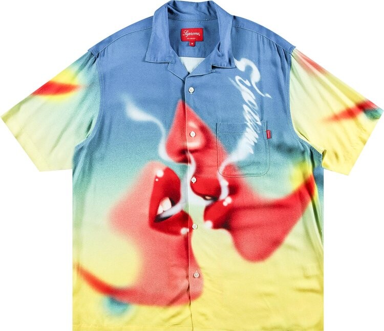 

Рубашка Supreme Blow Back Rayon Short-Sleeve Shirt 'Multicolor', разноцветный