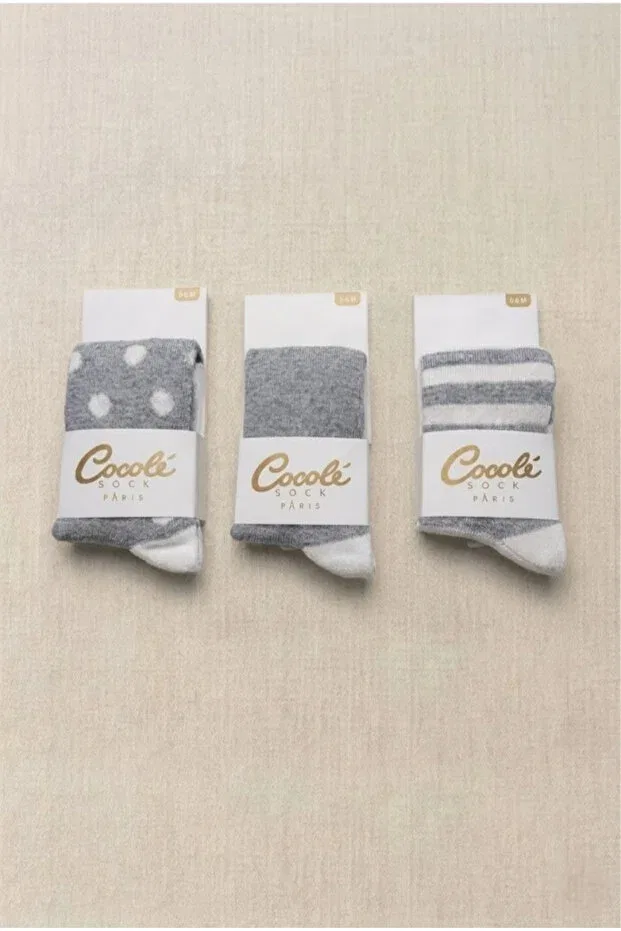 Детский комплект колготок для мальчиков хлопковый Cocole Socks, Multicolor — фото 2
