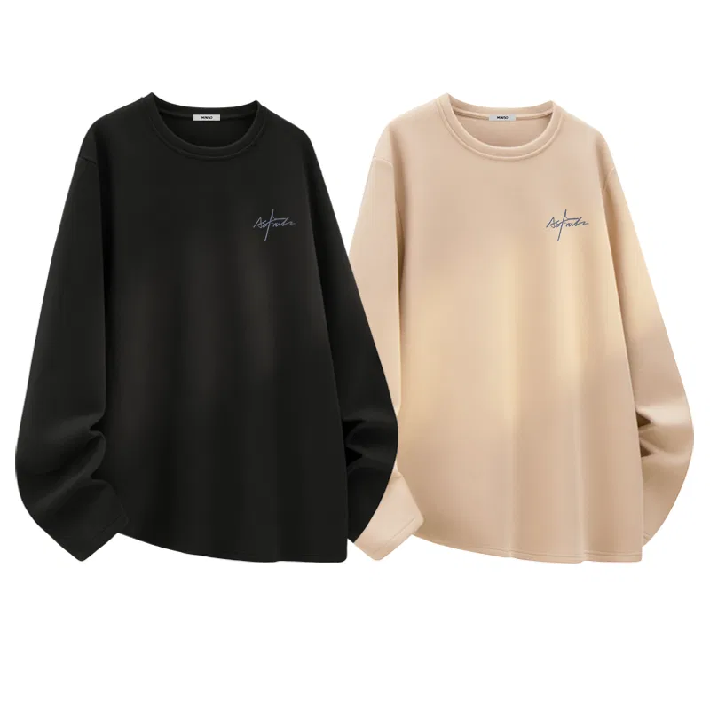 Детский комплект футболок 2 шт MINISO, 2 Pack Black+Apricot