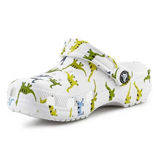Детские шлепанцы с принтом Character Print Clog Crocs, Weiß — фото 3