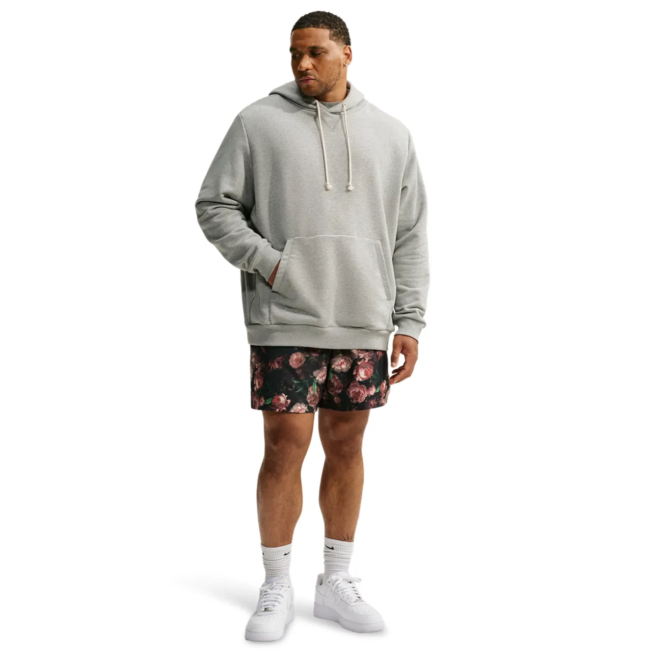 Мужские шорты Nike Dri-FIT с принтом, Rose, Nike, Pale Ivory Black — фото 3