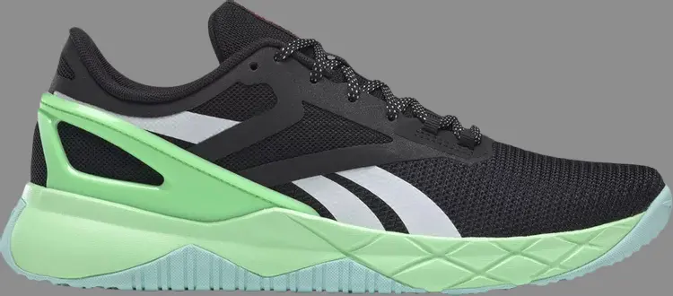 

Кроссовки nanoflex tr 'black neon mint' Reebok, черный, Черный;серый, Кроссовки nanoflex tr 'black neon mint' Reebok, черный