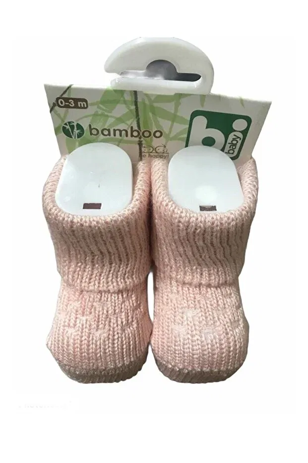Детские носки для девочек с жаккардом Bibaby, Pink — фото 3