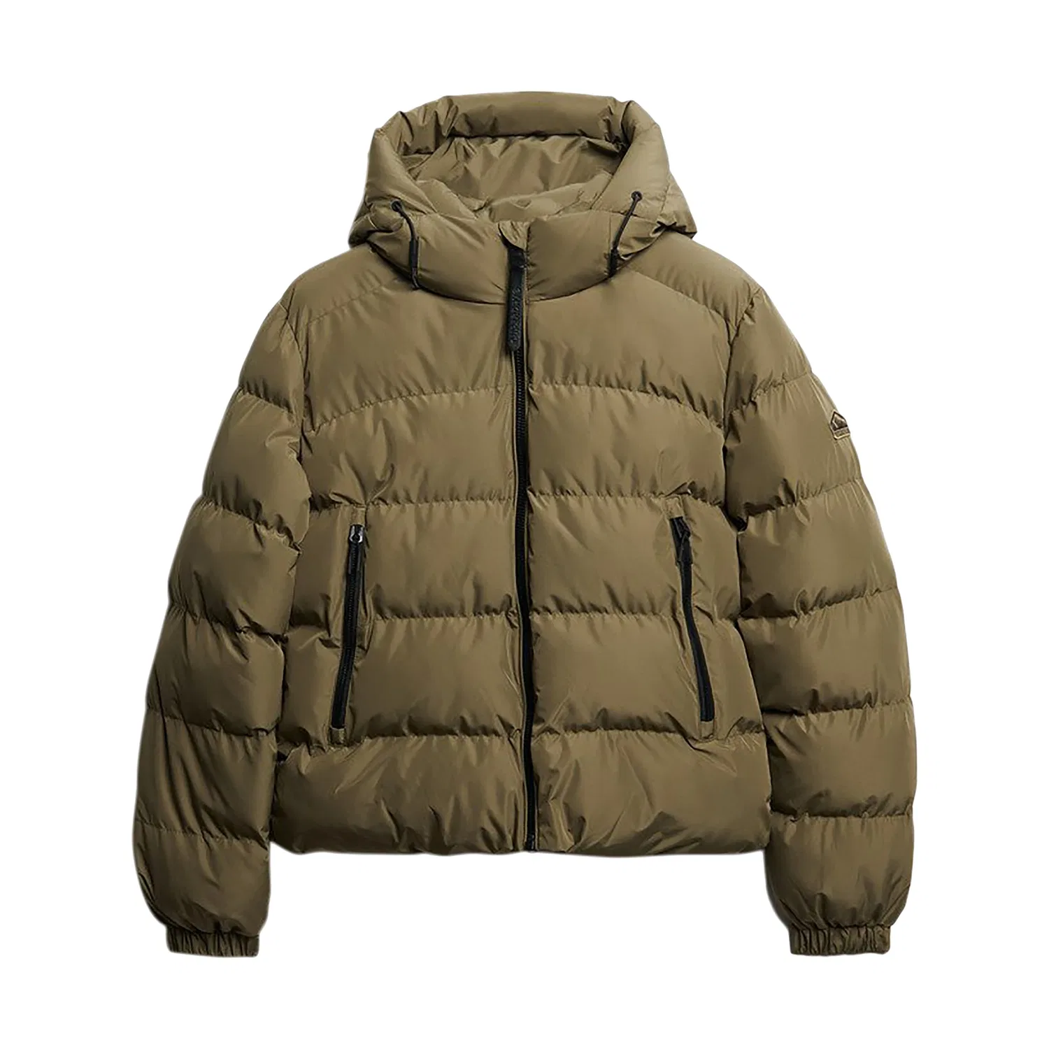 Женская пуховая куртка с капюшоном Superdry, Green